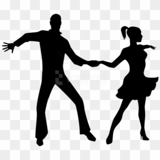 Free Png Dancing Couple Silhouette Png - Salsa Dancing Couple Silhouettes, Transparent Png