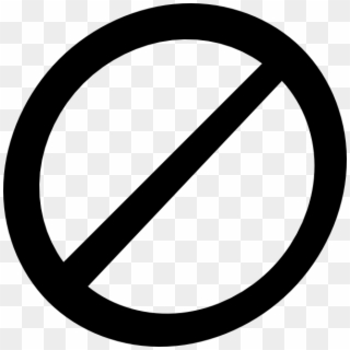 No Banned Clip Art - Ban Clipart Black And White, HD Png Download