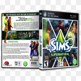 The Sims - Sims 3 Supernatural Cover, HD Png Download