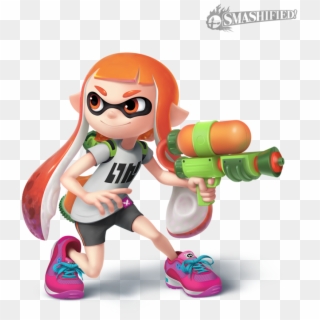 Inkling Girl By - Super Smash Bros. For Nintendo 3ds And Wii U, HD Png Download