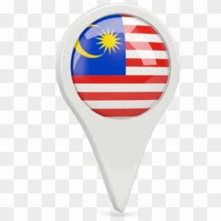 Good Round Pin Malaysia Flag - Malaysia Flag Pin Png, Transparent Png