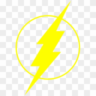 Flash Vector Symbol - Black And Yellow Flash Logo, HD Png Download