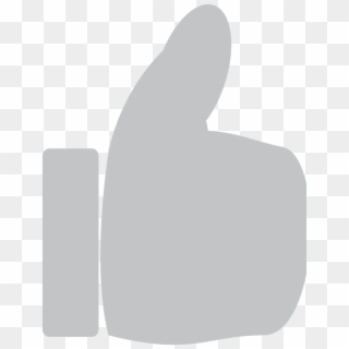 Thumbs Up Icon Like Hand Png Image - Like Grey Icon Png, Transparent Png