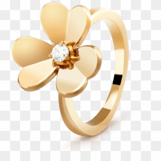 Frivole Ring, 1 Flower, Small Model, - Van Cleef Mini Frivole Bracelet, HD Png Download