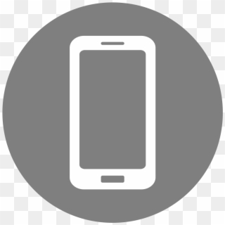 Mobile Phone Icon - Phone Icon Png Gray, Transparent Png