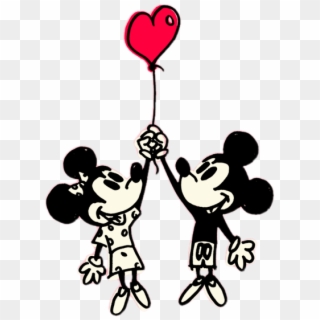 Download Valentine Wallpaper Png Images For Love Connectino, - Iphone Wallpaper Mickey Minnie, Transparent Png
