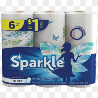 Sparkle Paper Towel - Sparkle Paper Towels 6 Rolls, HD Png Download