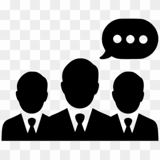 Negotiations Men Group Communication Team People Comments - Business Partner Icon Png, Transparent Png