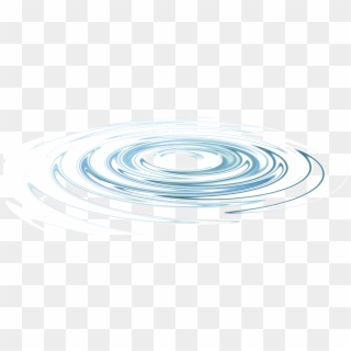 Water Drop Psd - Water Circular Waves Png, Transparent Png