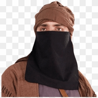 Wheel Of Time Aiel Shoufa Turban And Veil - Leather, HD Png Download