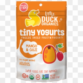 Little Duck Organics Tiny Yogurts Probiotics Mango - Natural Foods, HD Png Download