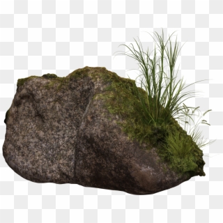 Stone Png Image - Rock With Moss Png, Transparent Png