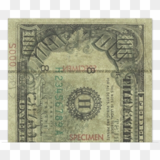 Hundred Dollar Bill Png - 1990 Series 100 Dollar Bill Real Or Fake, Transparent Png
