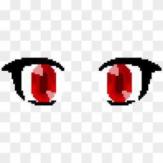 Red Eyes - Brown Eyes Pixel Art, HD Png Download