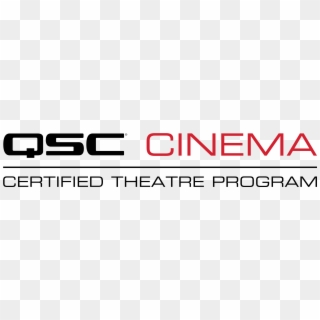 Qsc Announces First Certified Theatres News Qsc Png - Qsc Audio Products, Transparent Png