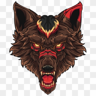 Furry Wolf - Growling Wolf Furry, HD Png Download