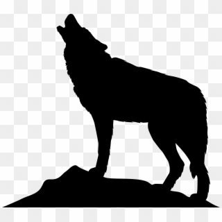 Clip Art Stock Howling Wolf Silhouette Png Clip Art, Transparent Png