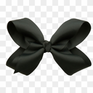 Black Bow Ribbon Png Background Image - Black Hair Bow Png, Transparent Png