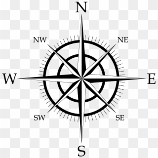 Compass Rose Png Transparent Background - Compass Rose, Png Download