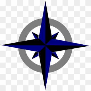 How To Set Use Bluegrey Compass Rose Svg Vector, HD Png Download