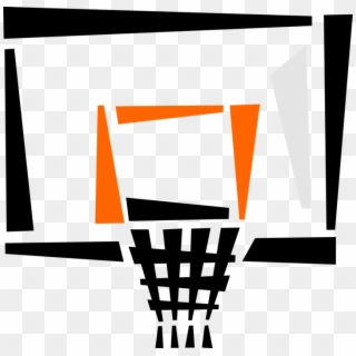 Vector Illustration Of Sport Of Basketball Hoop Net, HD Png Download