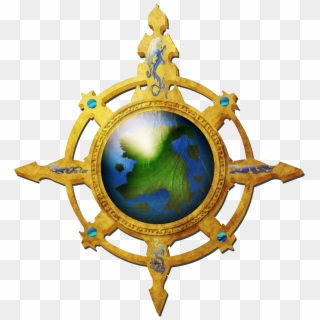 Fancy Compass Rose - Fantasy A Compass Rose, HD Png Download