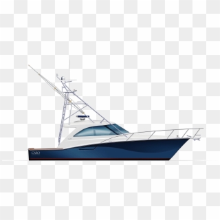 Cabo Yachts Boat Png - Fishing Boat Transparent Background, Png Download