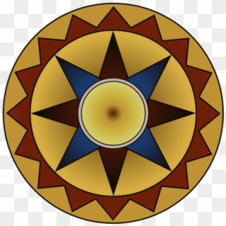 This Free Icons Png Design Of Colorful Compass Rose, Transparent Png