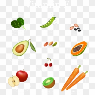 Clip Transparent Download Clipart Fruits And Veggies, HD Png Download