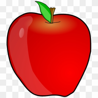 Red Apple Fruits Png Transparent Images Clipart Icons - Apple Clipart, Png Download