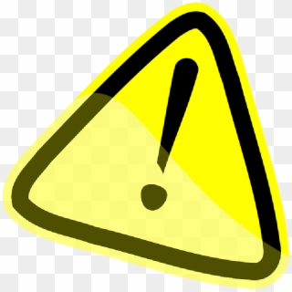 Caution Warning Yellow Attention Exclamation Mark - Warning Sign Clipart, HD Png Download
