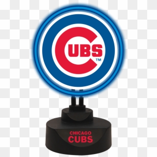 Chicago Cubs Team Logo Neon, HD Png Download