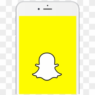 Snapchat On Iphone Png, Transparent Png