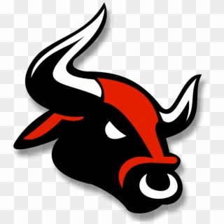 Bull Head Red Black Png - Bloomingdale High School Logo, Transparent Png