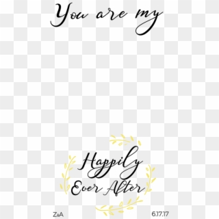 Wedding Snapchat Filters - Calligraphy, HD Png Download