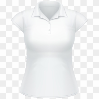 Black T-shirt Template Png - Polo Shirt Png For Women, Transparent Png