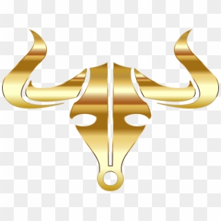 This Free Icons Png Design Of Gold Bull Icon 2 No Background, Transparent Png