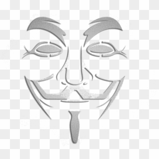 Anonymous Mask Png File Download Free - Guy Fawkes Mask, Transparent Png
