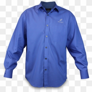 Dress Shirt Png Pic - Blue Casual Shirt Png, Transparent Png