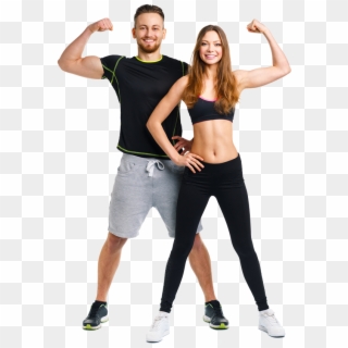 Fitness Couple Png, Transparent Png