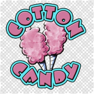 Cotton Candy Sign Clipart Cotton Candy Banner Sign, HD Png Download