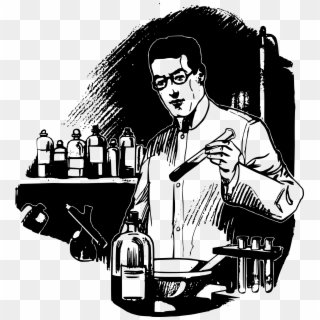 This Free Icons Png Design Of Scientist With Beaker, Transparent Png