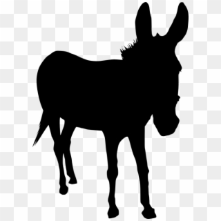 Donkey Silhouette Png, Transparent Png