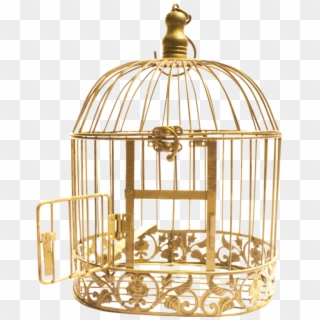 Bird Cage Gold Png, Transparent Png