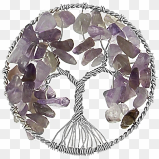 Tree Of Life Fantasy Insignia With Amythist Stones - My Imenso Baum, HD Png Download