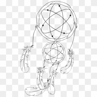 Picture Transparent Download Collection Of Free Easy - Easy Draw Dreamcatcher Drawings, HD Png Download