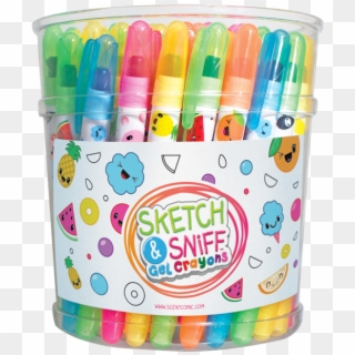 Scented Gel Crayons - Sketch & Sniff Gel Crayons, HD Png Download