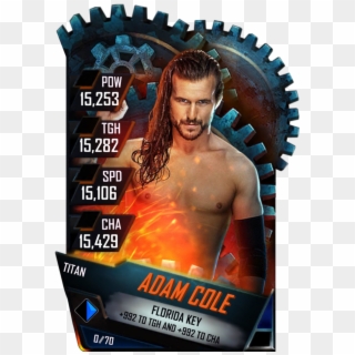 Supercard Adamcole S4 17 Monster - Finn Balor Wwe Supercard, HD Png Download