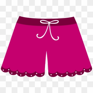 Svg Library Costura E Roupas Pants Png Minus Paper - Girls Short Pants Clipart, Transparent Png