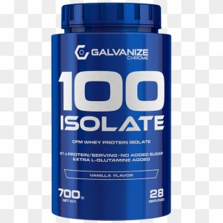 100 Isolate Vanilla 700g - Galvanize Nutrition, HD Png Download
